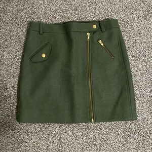 J. Crew Wool Mini Skirt